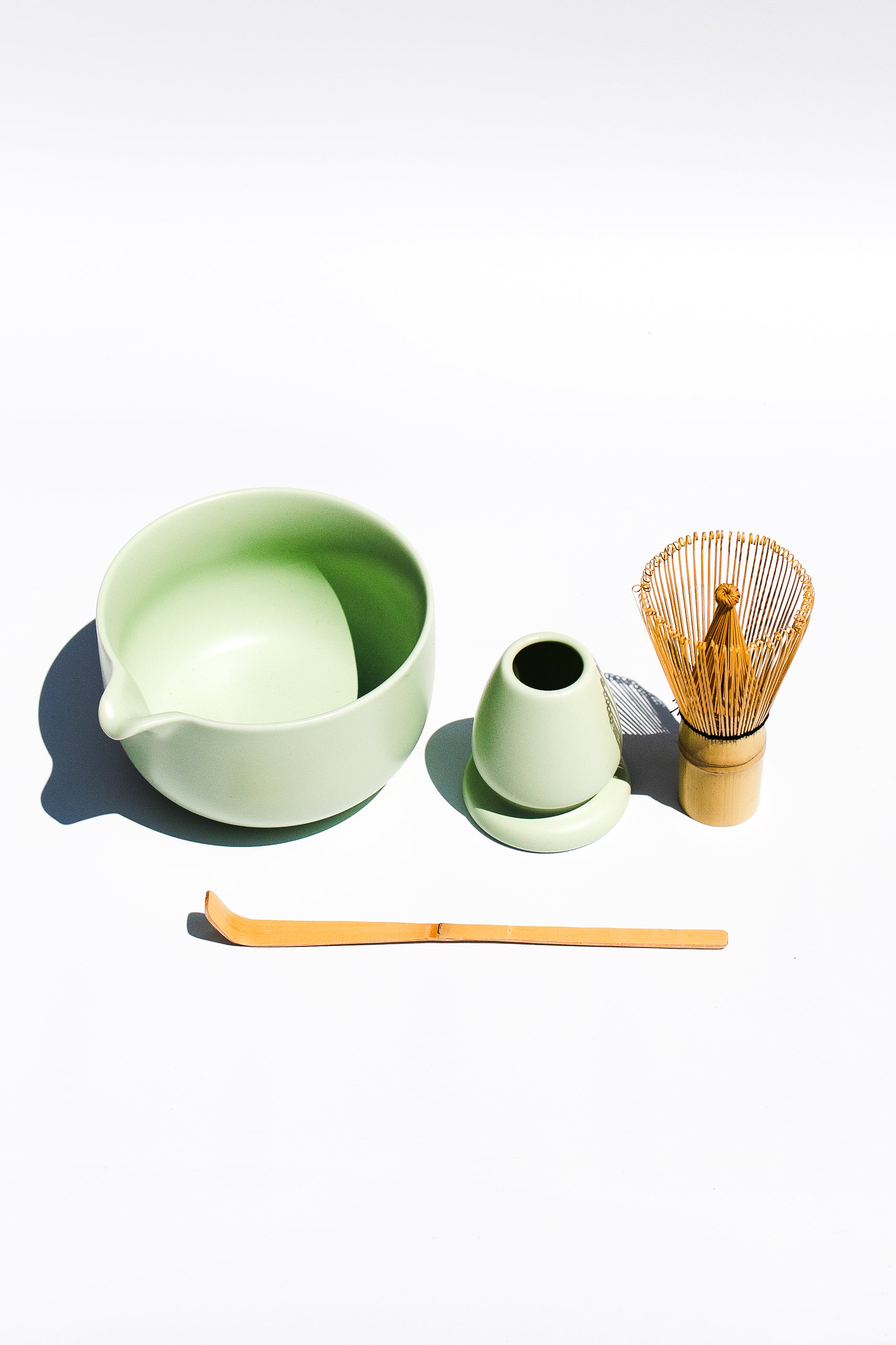 Custom green matcha set