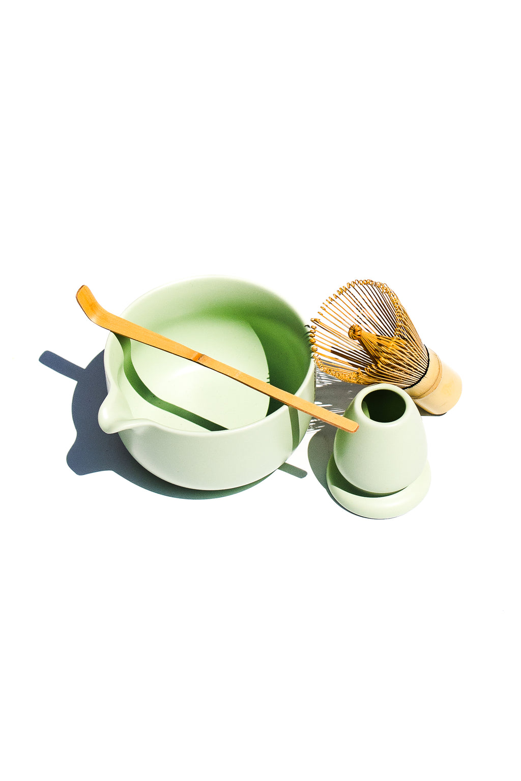 Custom green matcha set