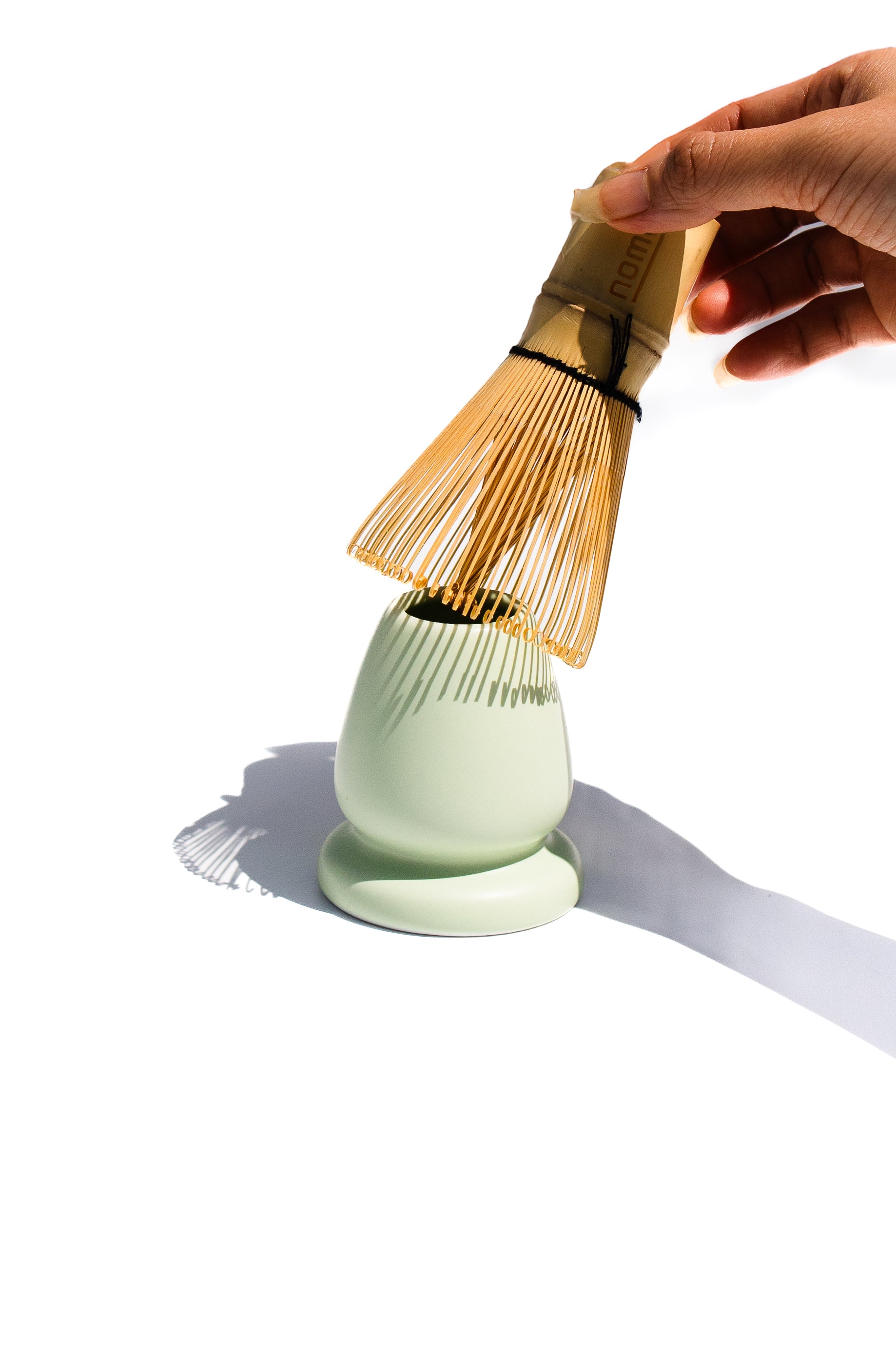 Green Whisk Holder